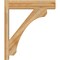 Ekena Millwork Legacy Block Rough Sawn Outlooker, Western Red Cedar, 6"W x 24"D x 28"H OUT06X24X28LEC05RWR - alternate 2
